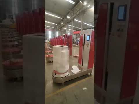 Semi-automatic Baggage Wrapping Machine,Airport Luggage Stretch Wrapping Machine