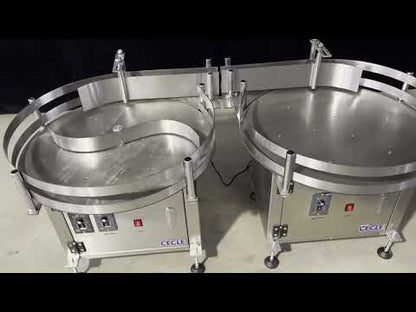 Bottle Labeling Machine, Round Bottle Labeler, Beer Cans Labeling Machine With Feeding Table