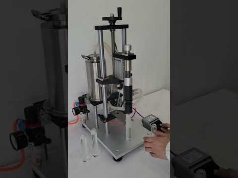PL-88 semi automatic pneumatic perfume bottle filling machine, perfume bottle filler
