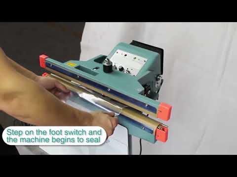 Pedal Sealing Machine Kraft Paper Plastic Film Bag Double-sided Heating Foot Pedal Heat Sealer Sealing Machine