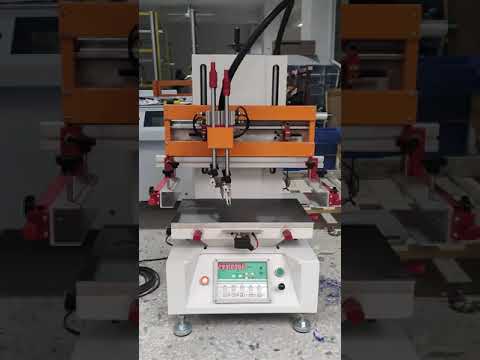 Desktop Flat Screen Printing Machine, Signage/Metal Nameplate Screen Printer Equipment
