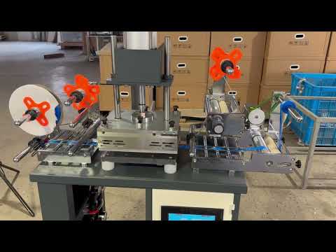 Ribbon roll hot stamping machine, Continuous ribbon rolling gilding hot stamping machine , roll to roll hot foil stamping machine