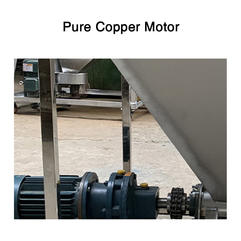 High-performance pure copper motor for the horizontal screw conveyor