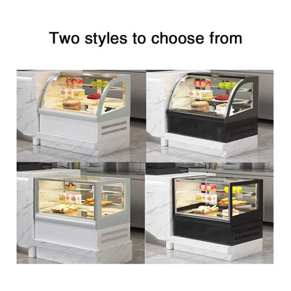 Refrigerated Desktop Bakery Display Case For Bakery Sushi Restaurant