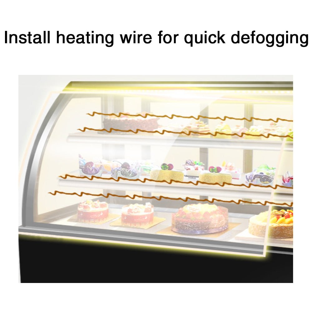 Refrigerated Desktop Bakery Display Case For Bakery Sushi Restaurant