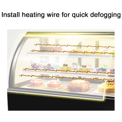 Refrigerated Desktop Bakery Display Case For Bakery Sushi Restaurant
