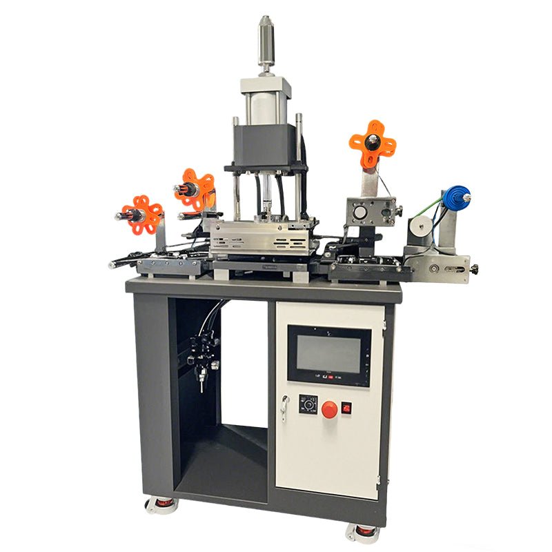 Ribbon roll hot stamping machine, Continuous ribbon rolling gilding hot stamping machine , roll to roll hot foil stamping machine