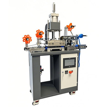 Ribbon roll hot stamping machine, Continuous ribbon rolling gilding hot stamping machine , roll to roll hot foil stamping machine
