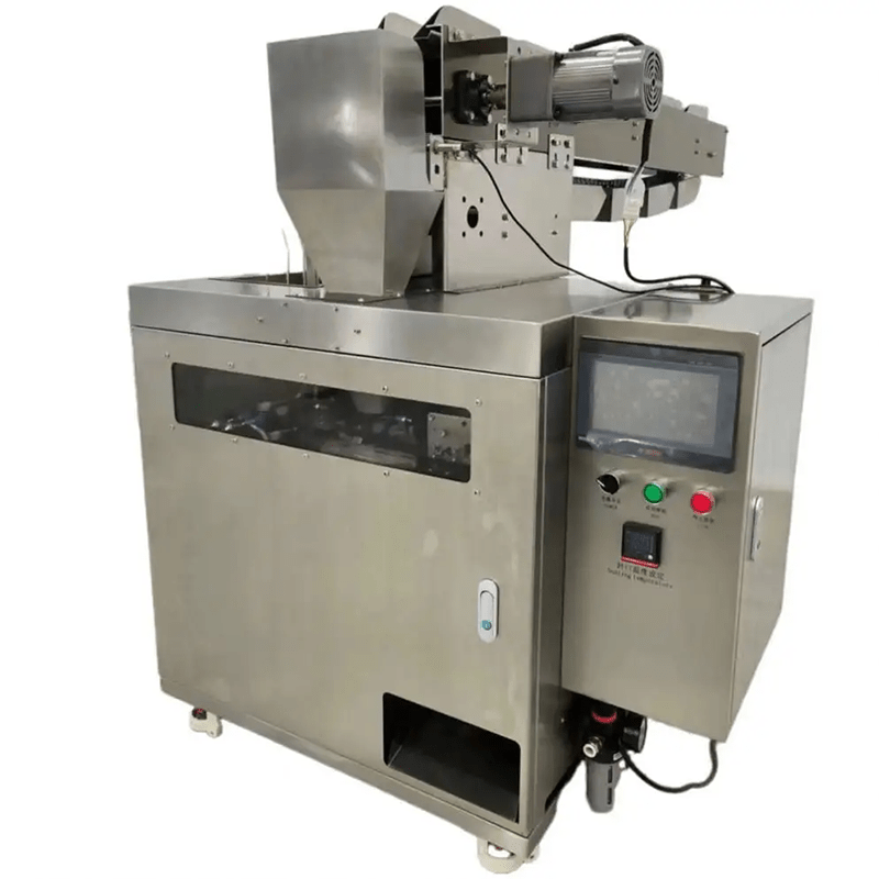 Semi - automatic Bucket Conveyor Belt Stand Up Pouch Filling And Sealing Machine, Multi - Function Bag Packing Machine