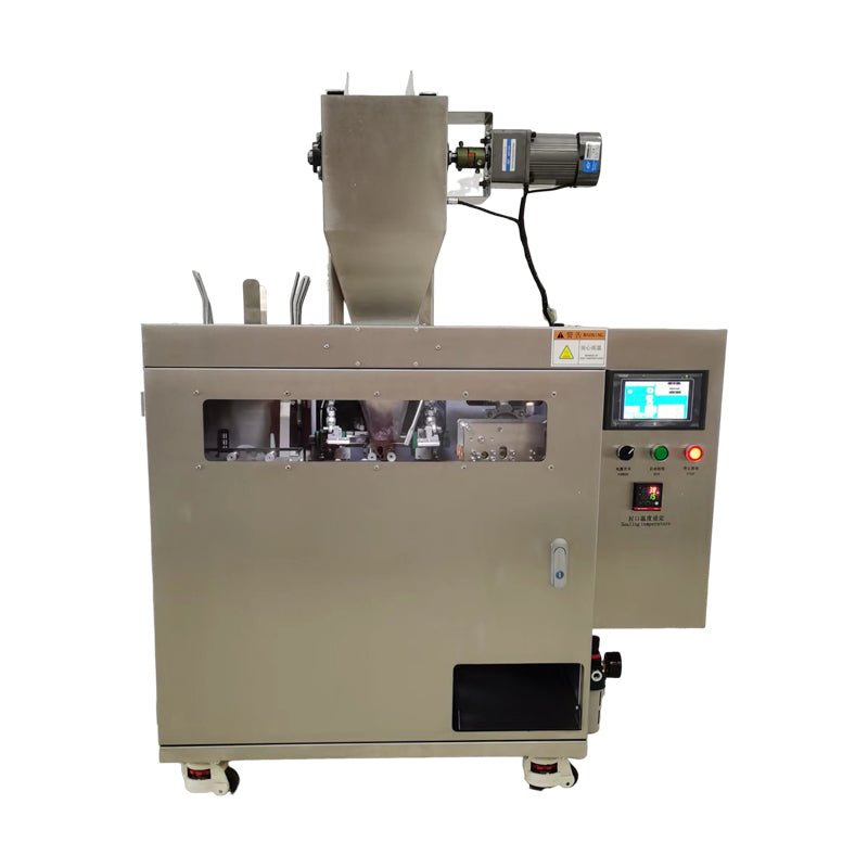 Semi - automatic Bucket Conveyor Belt Stand Up Pouch Filling And Sealing Machine, Multi - Function Bag Packing Machine