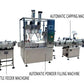2 head full automatic powder filling machine line for Vial powder bottle Auto auger powder bottle - CECLE Machine