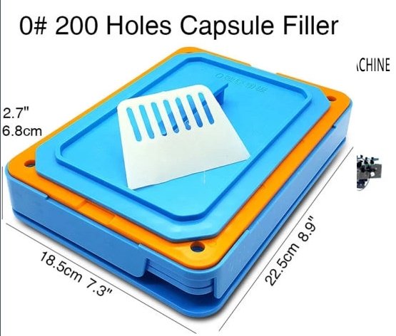 200 Holes Size 0# Capsule Filler Capsule Filling Machine Food Grade Plate Tool - CECLE Machine