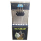 3 Flavors Commercial Soft Ice Cream Machine Stainless Steel Frozen Yogurt Machine with Refrigerant R404a - CECLE Machine