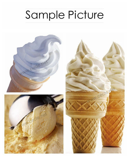 3 Flavors Commercial Soft Ice Cream Machine Stainless Steel Frozen Yogurt Machine with Refrigerant R404a - CECLE Machine