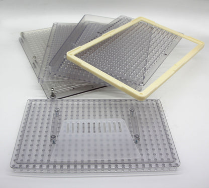 400 Holes Transparent Plastic Capsule Filler Size 00# 0# 1# - CECLE Machine