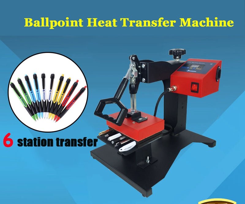 6 Pcs Digital Pen Heat Press Machine for Pen Heat Transfer Printing - CECLE Machine