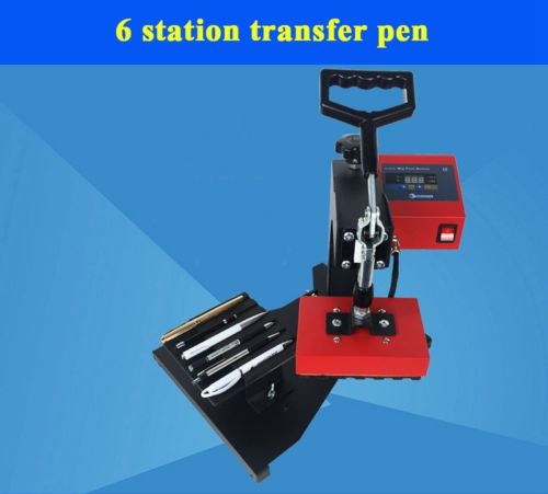 6 Pcs Digital Pen Heat Press Machine for Pen Heat Transfer Printing - CECLE Machine