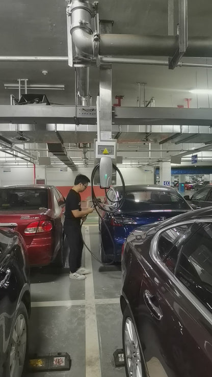 EV Charger Hanging Bracket For Basement,Middle Parking EV Charging Station Holder and Support