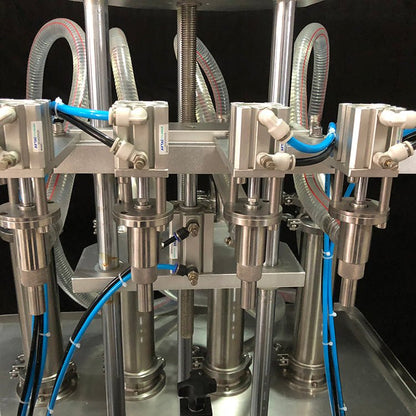 A4 5-5000ml four heads automatic liquid filling machine for oil, water, alcohol, wine, and other liquid products