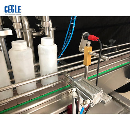 A6 5-5000ml six heads automatic filling machine for liquid bottle oil, water, alcohol, wine, and other liquid products