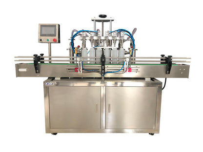 A6 5-5000ml six heads automatic filling machine for liquid bottle oil, water, alcohol, wine, and other liquid products