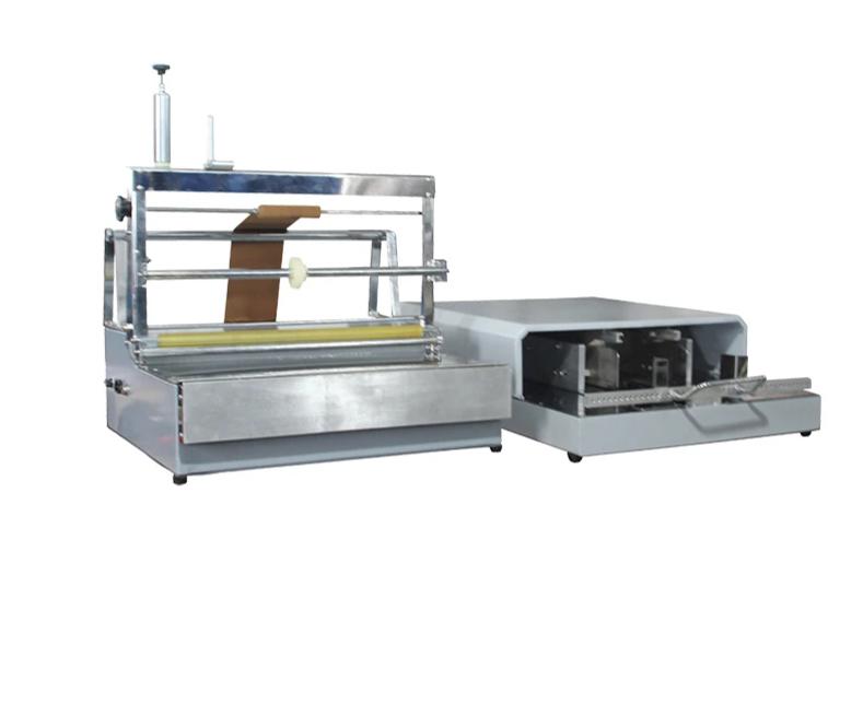 ACW-88 +3DP-88 Manual Type Perfume Box Overwrapping Packaging Machine - CECLE Machine