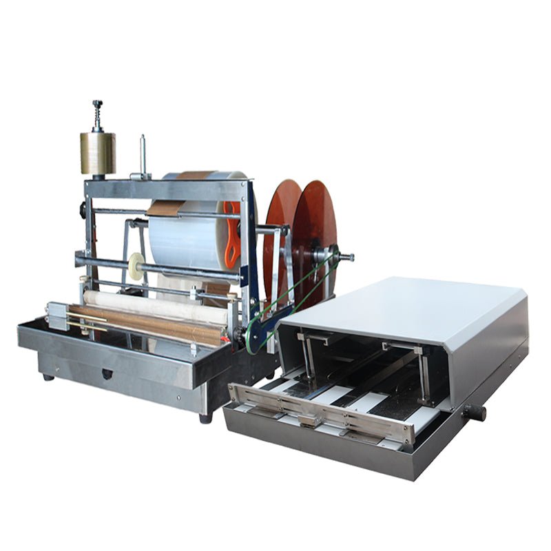 ACW-88A + A3DP-88 Semi-auto cellophane wrapping machine for perfume box - CECLE Machine