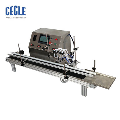 AL4-5000 Automatic Four Nozzles Water Juice Essential Oil Electric Digital Control Pump Liquid Bottle Filling Machine