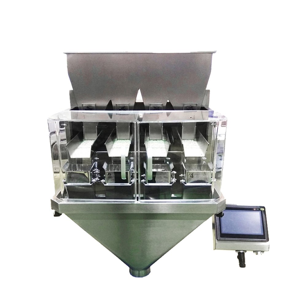 Automatic 4 Head Linear Weigher,Weighing Filling Machine For Powder/Granule - CECLE Machine