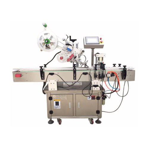 Automatic corner labeling machine for boxes, bottle top side labeler, flat labeling machine for cartons - CECLE Machine