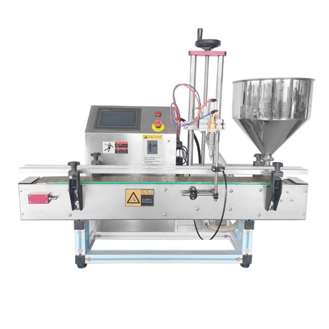 Automatic desktop bottle filling machine for paste, tomato, cream, cosmetic products - CECLE Machine