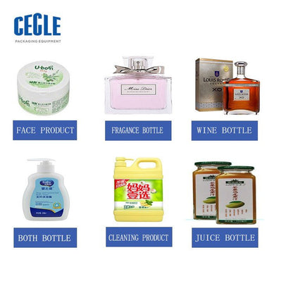 Automatic double-side round/falt wine bottle labeling machine for water bottle,double-side disinfectant