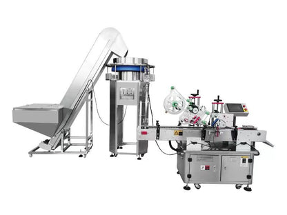 Automatic horizontal vaccine bottles labeling machine, vials label applictor, bottle labeler for tubes/lipstick