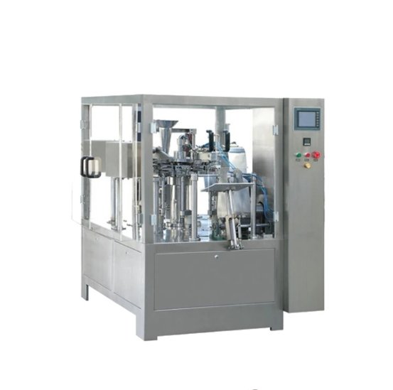 Automatic Liquid/Paste stand up Pouch Filling and Sealing Machine ,zipper bag packaging machine for juice/chili sauce/ketchup