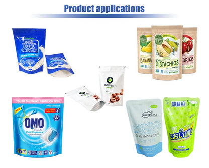 Automatic Liquid/Paste stand up Pouch Filling and Sealing Machine ,zipper bag packaging machine for juice/chili sauce/ketchup