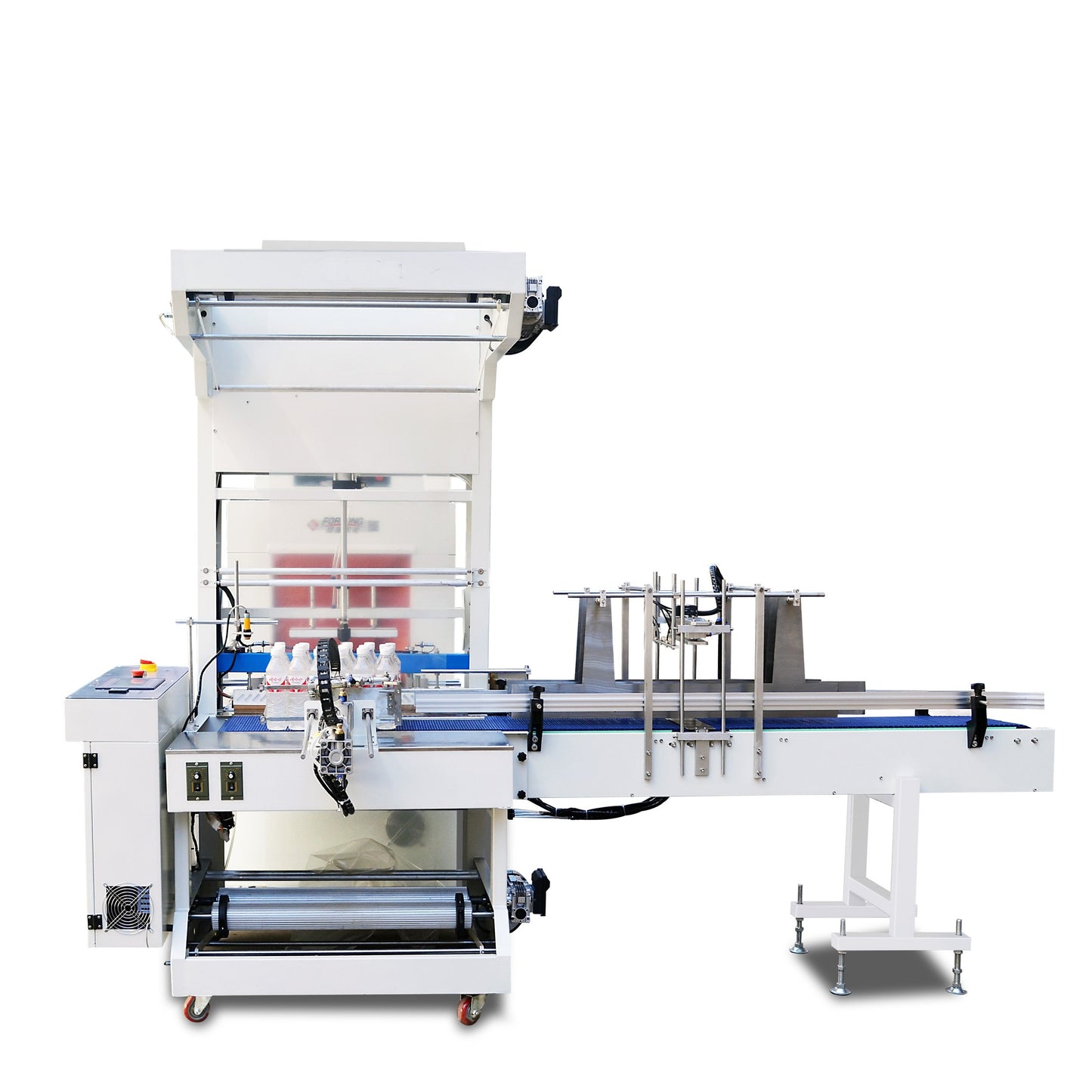 Automatic mineral water PET bottle shrink wrapping machine, shrinking packaging machine for bottles/cans/jars - CECLE Machine