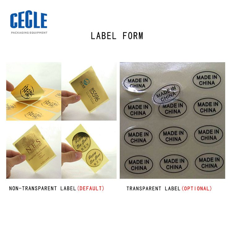 Automatic plastic bag labeling machine, pouch labeling machine, label applicator for bags - CECLE Machine