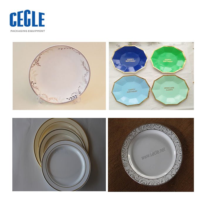 Automatic plastic plates hot foil stamping machine, plate gilding edge printing machine - CECLE Machine