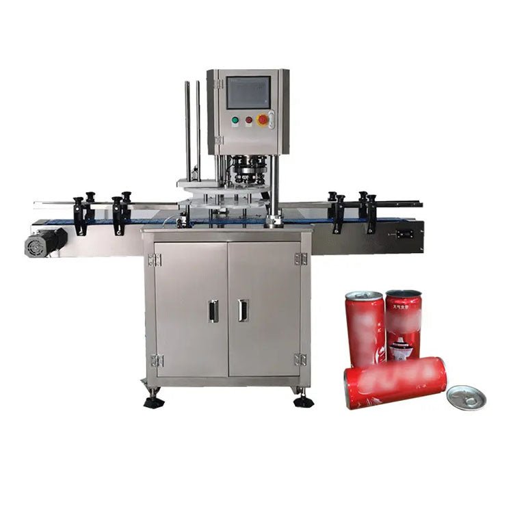 Automatic solft drink beverage soda beer tin can sealing machine aluminum plastic bottle can sealer sealing canning machine