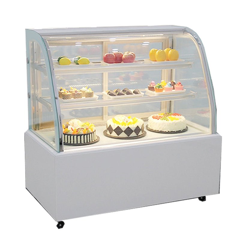 Bakery bread Display Case camber glass refrigeration stainless steel two-layer display freezer - CECLE Machine