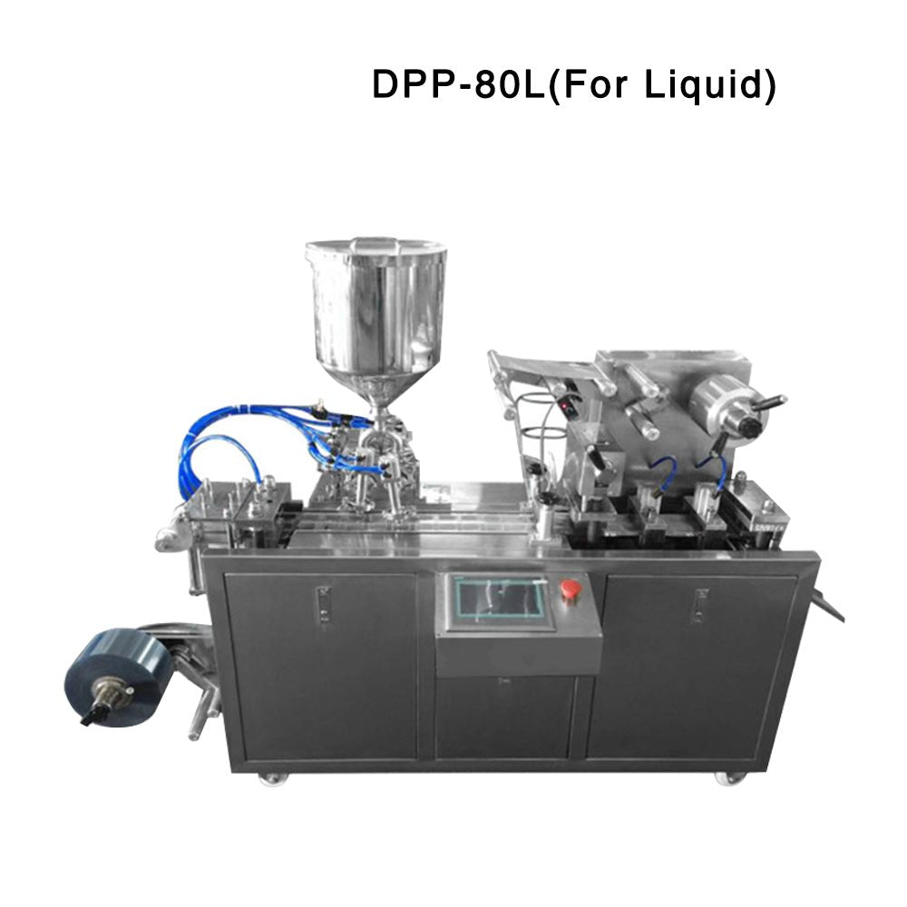 Blister packing machine DPP-80 Automatic Aluminum Foil Packing Machine,For Capsule,Pill,Coffee,Alcohol,Honey,Oil