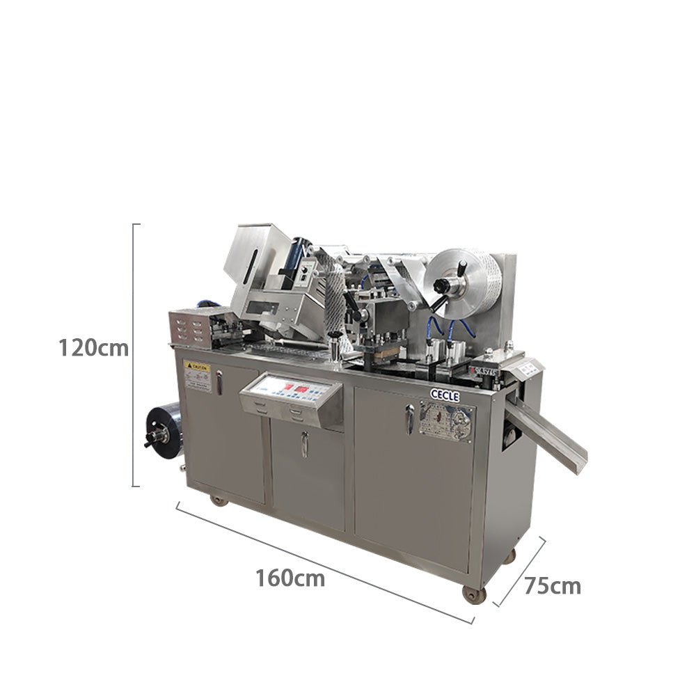 Blister packing machine DPP-80 Automatic Aluminum Foil Packing Machine,For Capsule,Pill,Coffee,Alcohol,Honey,Oil