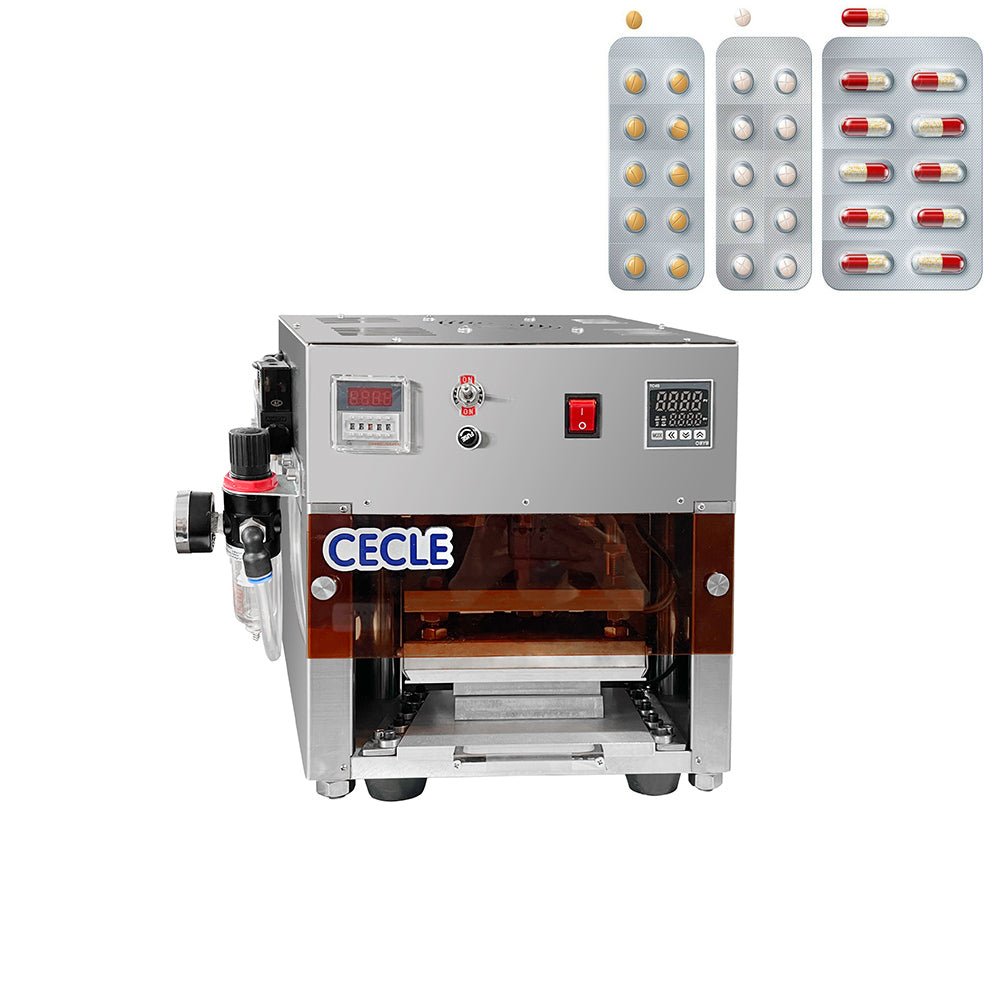 Blister packing machine,small manual Mini Pneumatic tablet capsule blister packing machine for pill - CECLE Machine