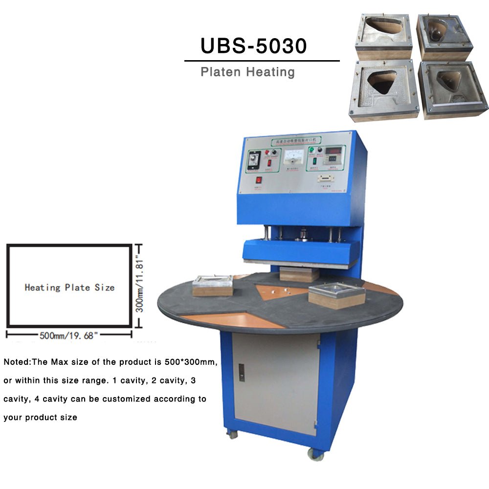 Blister sealing machine blister card sealing machine automatic blister packaging packing machine with rotating table