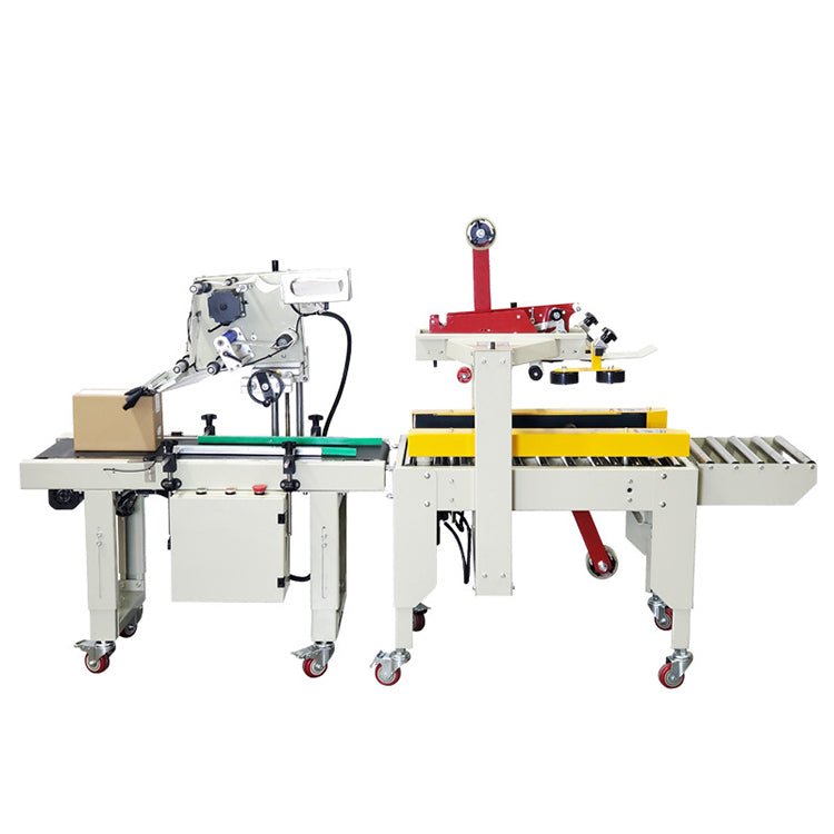 Box Sealing and Labeling Machine for Small Carton Parcels - CECLE Machine