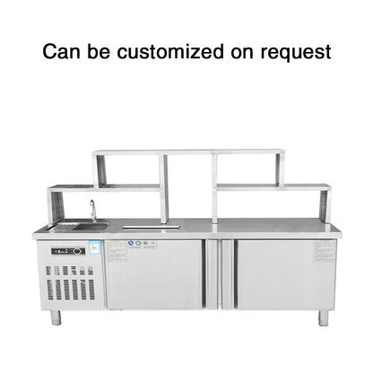 Bubble Tea Bar Counter With Refrigeration and boba tea bar - CECLE Machine