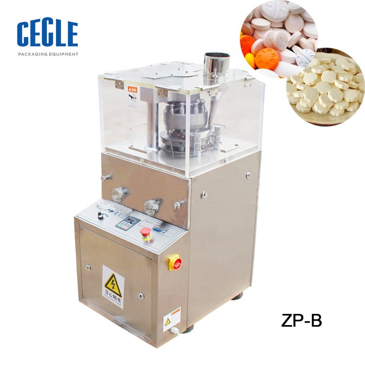 China ZP9 Rotary Tablet Press Machine Candy Tableting Machine For Laboratory And Pharmaceutical - CECLE Machine