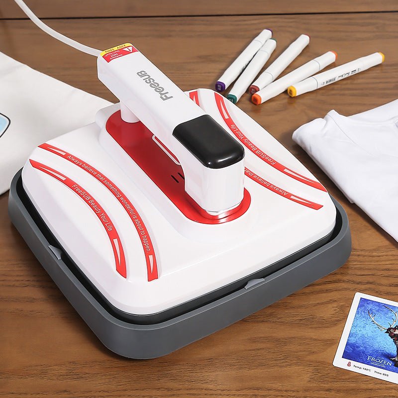 home dress shirt press machine Portable Automatic Heat Press Machine for Easy T-Shirt, Hat, and Phone Case Printing