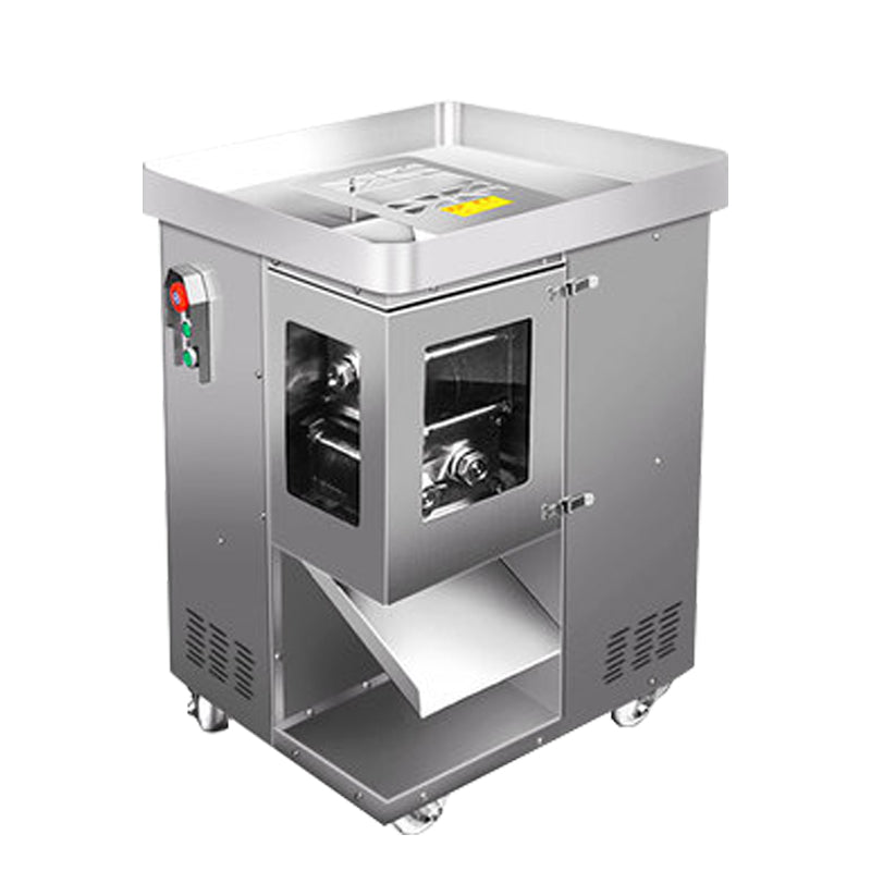Commercial automatic one-step double-knife meat shredding machine - CECLE Machine