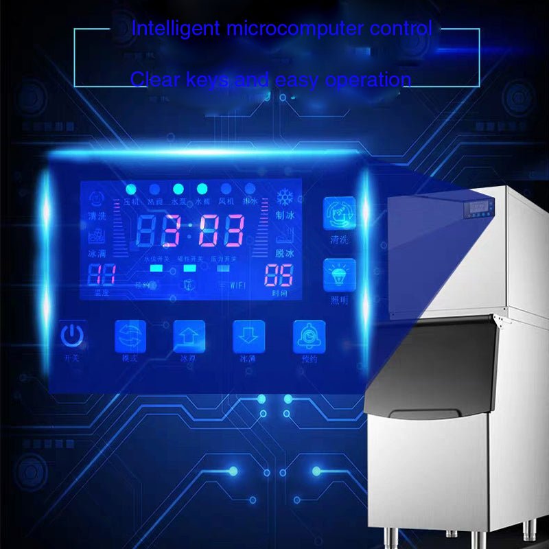Commercial automatic split ice maker machine large capacity bar - CECLE Machine